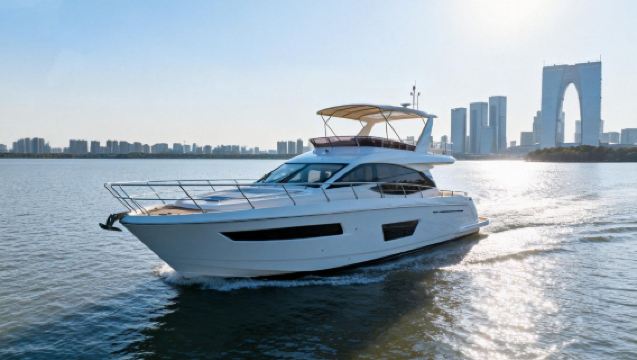 【蘇州遊艇包船】蘇州金雞湖58英尺豪華遊艇包船日遊夜遊金雞湖水上風光~支援商務宴請~生日求婚