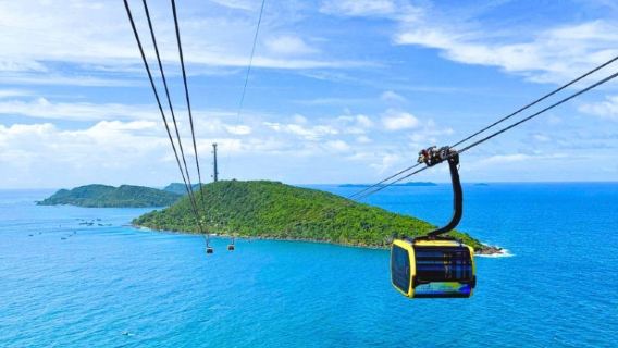 1-day tour of the southern islands in Phu Quoc Island, Vietnam with cable car + water park + beach + temple + lunch