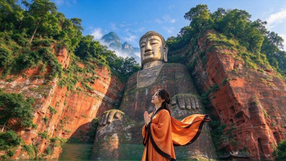 Leshan Giant Buddha Day Tour from Chengdu: 9:30 AM Departure & Optional Walking/Boat Tour (Lunch Included)