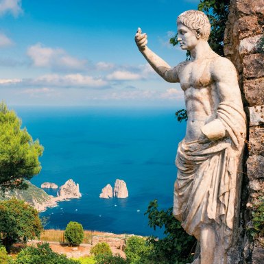 Capri: Tur Kapal + Waktu Gratis di Pulau + Perjalanan Pulang Pergi dari Salerno