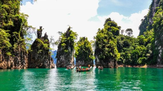 จากภูเก็ต: อุทยานแห่งชาติเขาสก + ทัวร์วันเดียว/ทัวร์หลายวัน เรือหางยาวทะเลสาบเชี่ยวหลาน