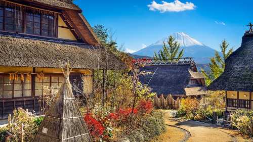 東京富士山西湖合掌村落+新倉山公園+忍野八海+河口湖一日遊