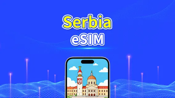 eSIM Serbia | 4G | Pacchetto Dati Giornaliero/Totale | 1–30 giorni | Fatturazione 24 Ore | Codice QR