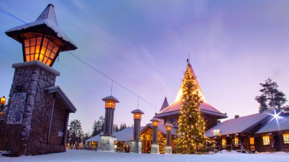 Finlandia: Excursión al Pueblo de Santa Claus | Viaje organizado en idioma extranjero | Salida desde Rovaniemi※