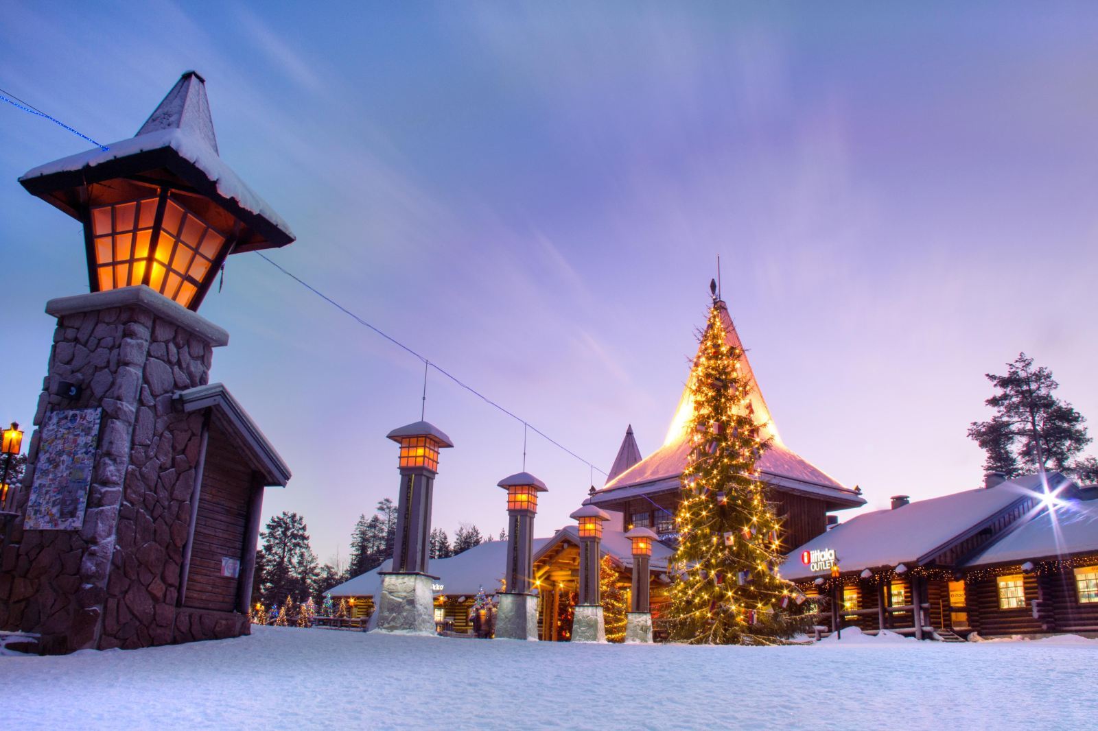 Finland: Tour al Santa Claus Village | Tour di gruppo in lingua straniera | Partenza da Rovaniemi※