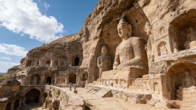 Datong: Klassischer Tagesausflug zur Hängenden Tempel & Yungang-Grotten|CITS × ZANBUS