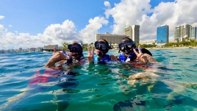 Tour guiado de snorkel para principiantes en Honolulu