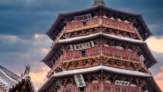 Lawatan sehari ke Menara Kayu Daerah Ying, Kuil Gantung dan Gunung Heng