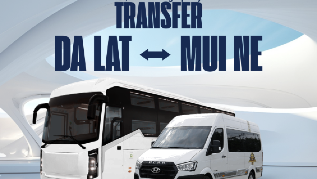 Tratta Da Lat - Mui Ne: Limousine condiviso, autobus letto e trasferimento privato BY GO365vn