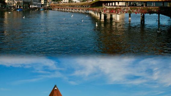 Zurich bandar pergi-balik | Bandar Lama Lucerne + Pilatus Luzern + Matahari Terbenam Tasik & Pemandu Berbahasa Cina