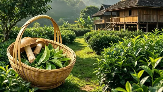 Xishuangbanna wild 1-day tour | Rainforest mushroom hunting + tea picking and stir-frying/private boutique small group