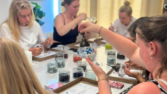 Antalya Old Town: Traditional Mosaic Lamp or Candle Workshop
