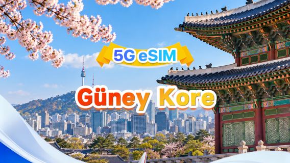 Güney Kore 5G eSIM | Çift Ağ · Tüm AI&TikTok Desteği | Günlük 500 MB - toplam 50 GB | 1-30 gün | 24 saat faturalandırma | QR kodu
