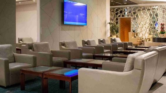 DXB Émirats arabes unis | Aéroport international de Dubaï | Salon de repos et espace VIP pour passagers en transit avec possibilité de nuitée | Comprend espace restauration et bureau