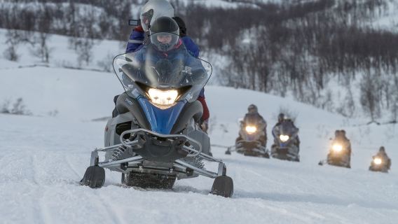 Tromso camp activity[Snowmobile experience at Camp Tamok, Norway]