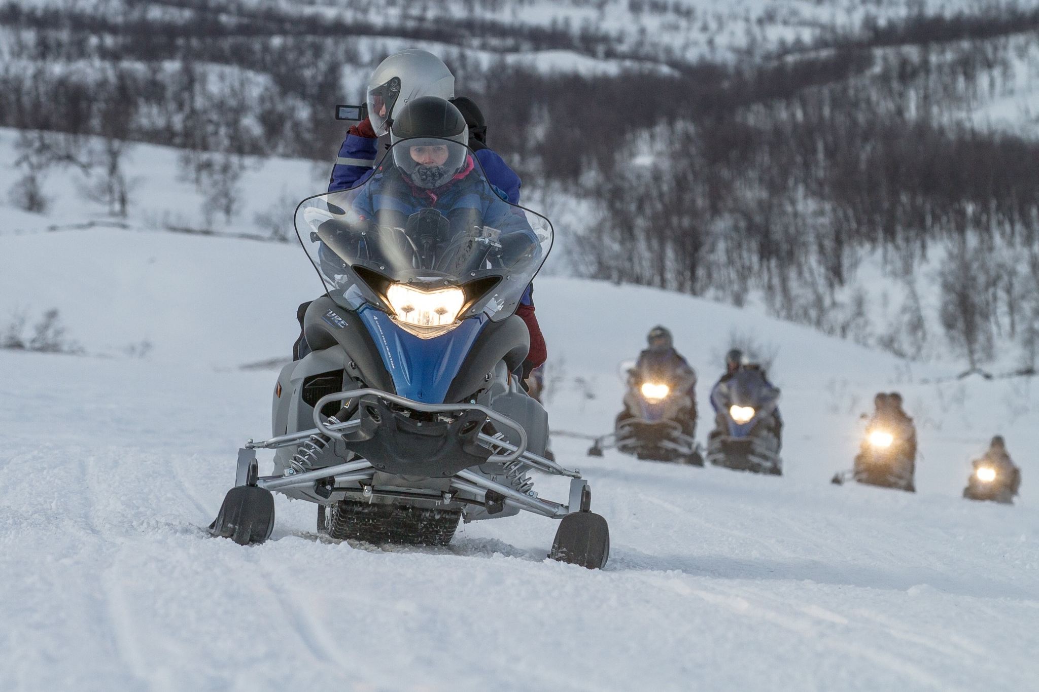 Tromsø · Activité de camp[Expérience de motoneige au Camp Tamok en Norvège]