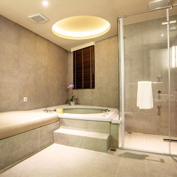 บัตรห้องอาบน้ำแร่ 90 นาทีสำหรับ 2 ท่านที่โรงแรม Beitou Hot Spring Resort + เซ็ตน้ำชายามบ่าย (วันหยุด