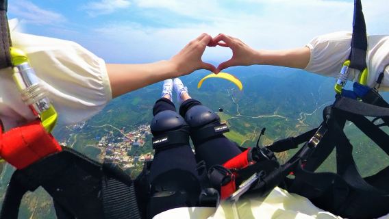 北京寰羽飛行基地滑翔傘飛行體驗【贈送高清視訊拍攝+專業教練一帶一飛行】