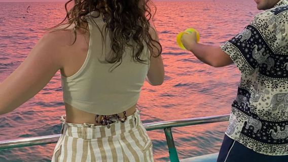 Insel Phu Quoc|Tintenfischangeln bei Sonnenuntergang und Nacht