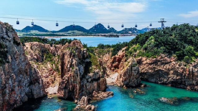 Excursion d'une journée à Weihai dans le Shandong : Rue Huoju 8 + Île Jiming + Téléphérique de Moli