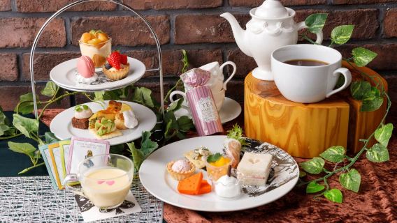 [Alice in the Ancient City] [Evening English afternoon tea Option] Enjoy afternoon tea as elegantly as dinner [Unlimited coffee and tea for 2 hours]