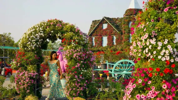 Siem Reap Nature Escape Flower Garden, Aquarium , Ferris Wheel Ride