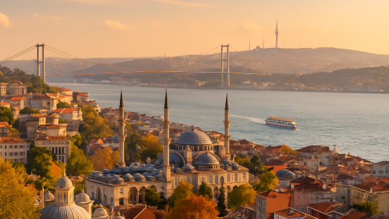 Istanbul 1-day tour Line 4: Beylerbeyi Palace + Camlica Hill + cruise