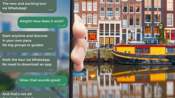 Amsterdam SmartWalk: Recorrido a pie autoguiado por WhatsApp