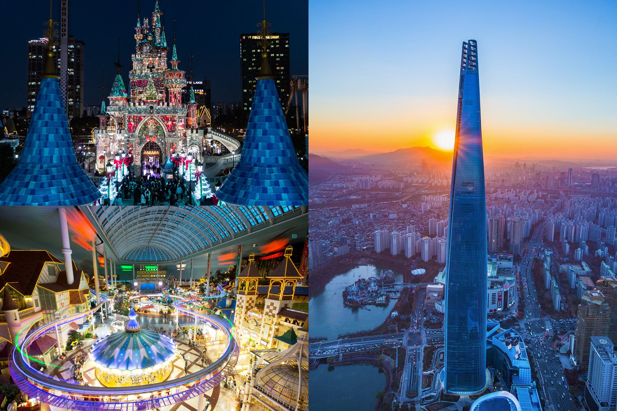 Lotte World Adventure+Seoul Sky1-day Tour