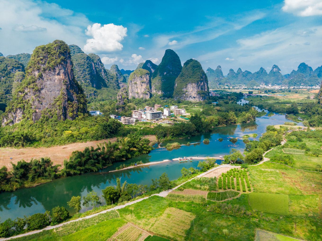 Yulong River Bamboo Rafting & Silver Cave Day Tour( Depart from Guilin/Yangshuo)