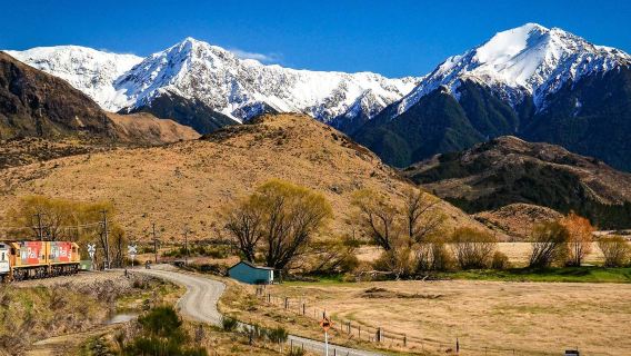 紐西蘭基督城|亞瑟隘口公園+普爾盆地+魔鬼酒杯瀑布+城堡山