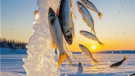 Instant Discount·Frost Sightseeing·Winter Fishing·Fish Feast·Songhua Lake Fun