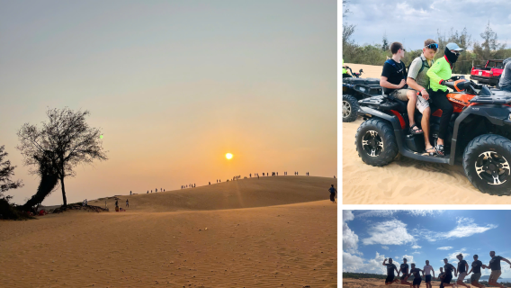 ムイネー・ジープツアー　白・赤砂丘の絶景＆妖精の渓流散策＆選べる日の出・夕日観賞プラン ATV体験付き＜混載／ムイネー発着／英語ドライバー＞