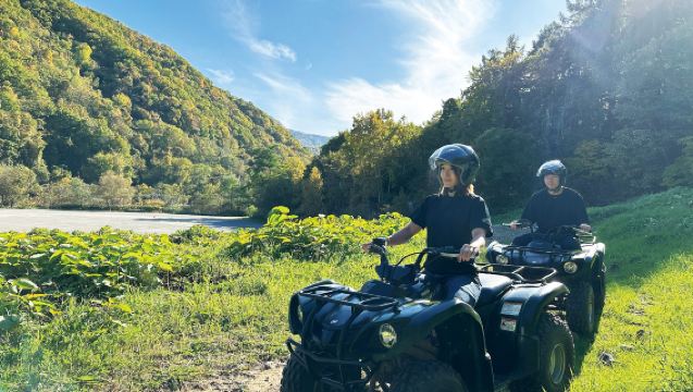 Sapporo, Hokkaido | ATV mountain quad bike adventure experience (includes free pickup/drop-off, English/Japanese service)