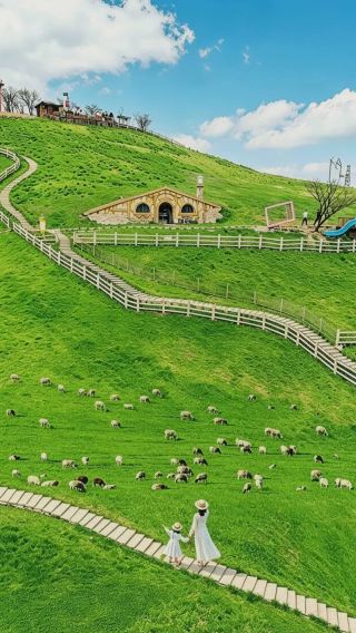 Hangzhou to Anji One-Day Trip: Cloudy Grassland + Cliffside Thril Park + XianxiaTown