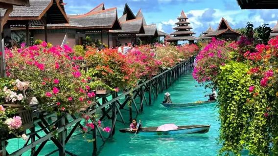 Half-day tour to Kapalai: Island visit/Semporna water bungalows/Leisure sightseeing and photography