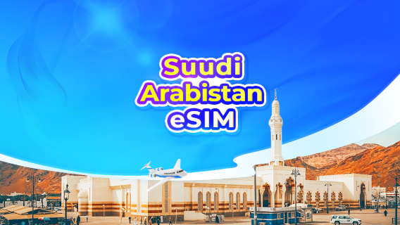 Suudi Arabistan 5G eSIM | Günlük Paket/Veri Paketi | 1-30 Gün | 24 Saatlik Faturalandırma | QR Kodu