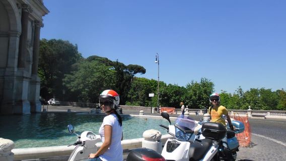 Divine Vespa Ride: The Pope's Secret Lake