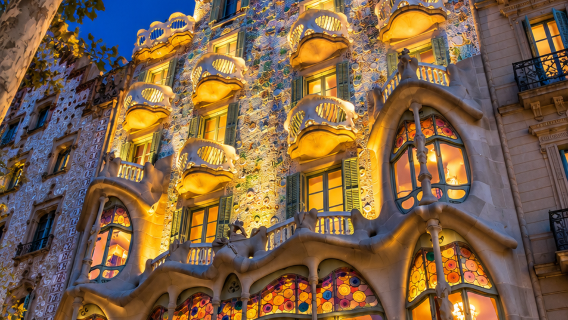 Visita guidata ufficiale di 1 ora alla Casa Batlló a Barcellona | Il drago e il sogno sottomarino · con biglietto d'ingresso
