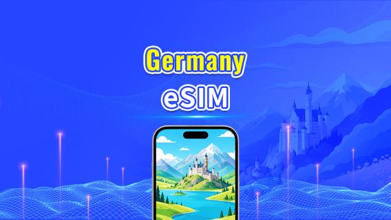 Germany 5G eSIM  | 3 Networks Covered | Fully Supports AI & TikTok | Daily/Total Data Package | 1–30 Days | 24-Hour Billing | QR Code