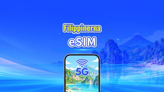 Filippinerna 4G/5G eSIM | Dagligt/totalt datapaket | 1–30 dagar | 24-timmars debitering | QR-kod