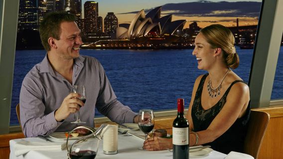 du thuyền Captain Cook Golden Dinner trên Cảng Sydney (Bao gồm bữa tối 6 món)