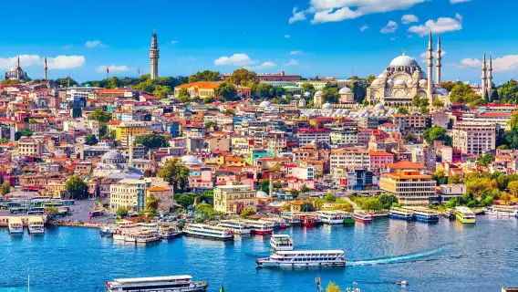 Bosphorus sightseeing cruise in Istanbul, Turkey
