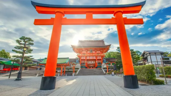 Lawatan sehari Hutan Buluh Arashiyama + Rusa Taman Nara + Torii Kuil Fushimi Inari Taisha | Berlepas dari Osaka Kyoto