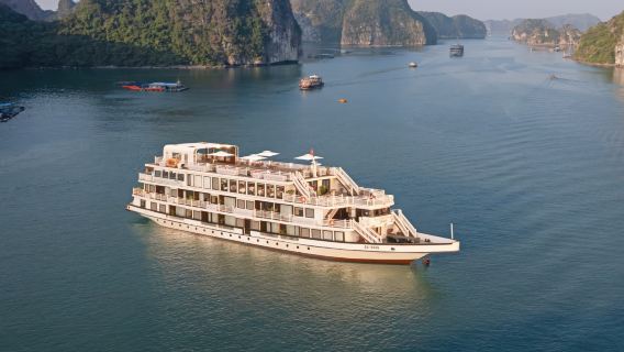Halong Bay 2 Days 1 Night with 5 Star Arcady Boutique Cruise, All inclusive