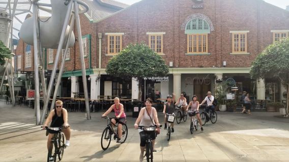 Singapur: Historische Halbtagestour mit dem Fahrrad
