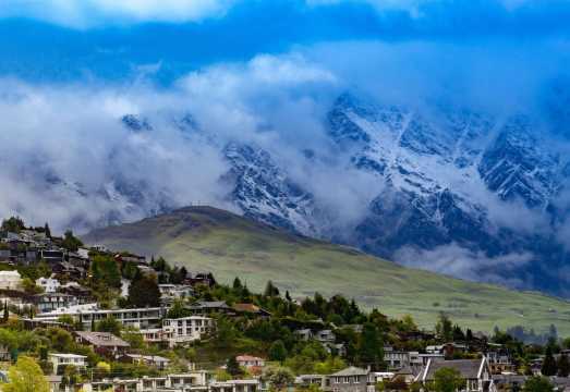 Queenstown panoramic helicopter flight sightseeing experience/Southern Alps glacier landing