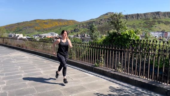 Jogging culturel à Édimbourg : de la course à pied et de l'histoire