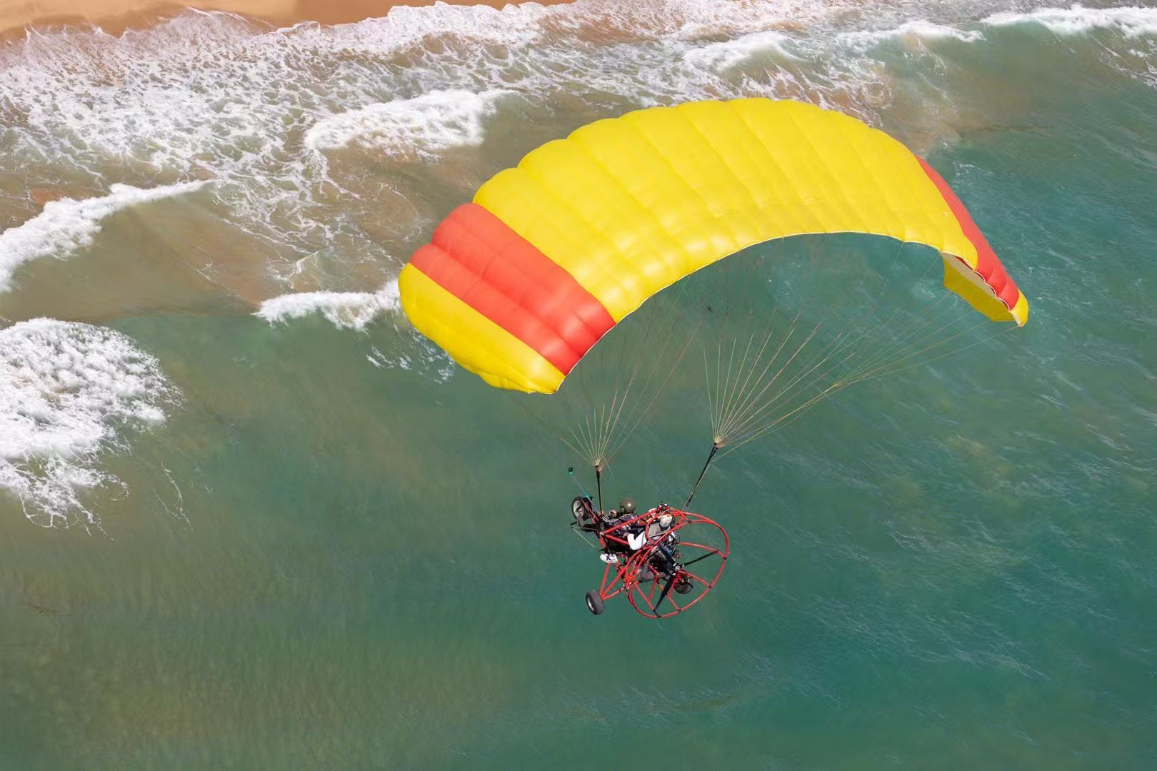 Sanya Haitang Bay Mangrove Powered Paragliding Flight Camp Powered Paragliding Experience [Professional One-on-One Flight with Instructor + Limited-Time Special Offer]