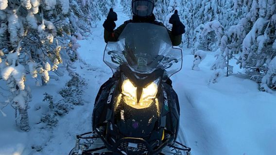 羅瓦涅米|雪地摩托0.5/1/2小時&冰釣+現烤鮭魚餐 中文